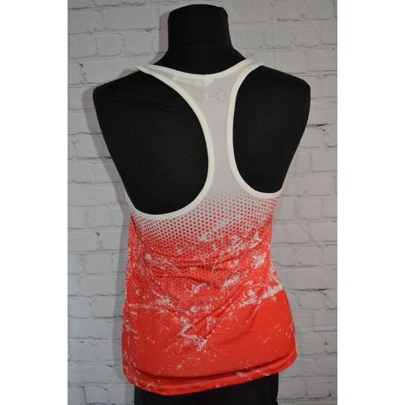 46388-a Under Armour Tanktop Performance Loose Pink White Size XS Womens NEW - Picture 10 of 11
